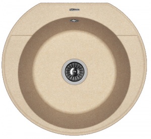 Мойка кухонная керамогранитная Florentina ЭЛЬБА 20.145.C0555.107 55,5*51 см. песочный