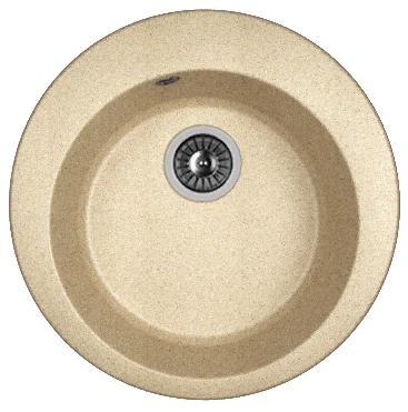 Мойка кухонная из литьевого мрамора Dr. Gans ГАЛА 25.010.B0510.405 51*51 см. терра
