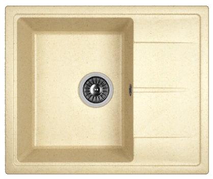 Мойка кухонная из литьевого мрамора Dr. Gans НИКА 580 25.070.B0580.402 58*47 см. дюна