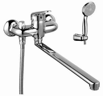 Смеситель Lemark LUNA LM4117C универсальный  Смеситель Lemark LUNA LM4117C универсальный