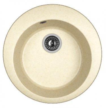 Мойка кухонная из литьевого мрамора Dr. Gans ГАЛА 25.010.B0510.403 51*51 см. латте