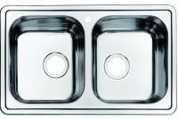 Мойка кухонная из нержавеющей стали IDDIS STRIT STR78P2i77 78*48 см.  Мойка кухонная из нержавеющей стали IDDIS STRIT STR78P2i77 78*48 см.