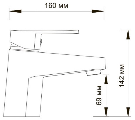 Смеситель WasserKRAFT DONAU 5303 для раковины 