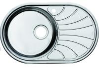 Мойка кухонная из нержавеющей стали IDDIS SUNO SUN77SLi77 77*48 см.  Мойка кухонная из нержавеющей стали IDDIS SUNO SUN77SLi77 77*48 см.