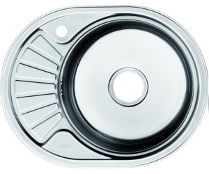 Мойка кухонная из нержавеющей стали IDDIS SUNO SUN60SRi77 60*47 см.  Мойка кухонная из нержавеющей стали IDDIS SUNO SUN60SRi77 60*47 см.