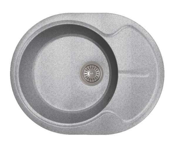 Мойка кухонная из литьевого мрамора Dr. Gans БЕРТА 620 25.040.B0620.409  62*49 см. базальт