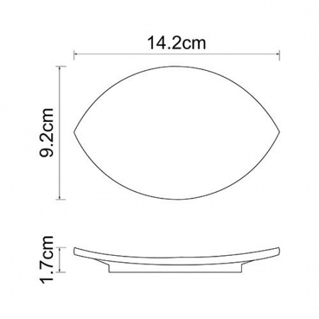 Мыльница настольная WasserKRAFT EIDER K-33329  
