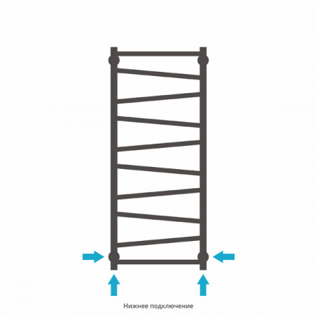 Полотенцесушитель водяной Сунержа СИРОККО 00-0253-1040 1000х400 