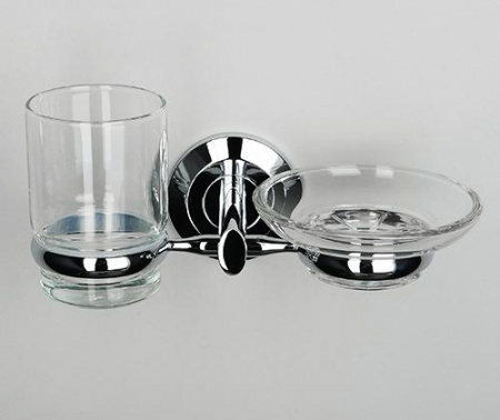 Стакан и мыльница навесной WasserKRAFT RHEIN K-6226  