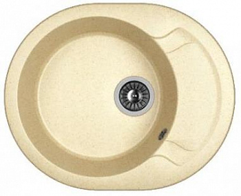 Мойка кухонная из литьевого мрамора Dr. Gans БЕРТА 580 25.040.B0580.402 58*47 см. дюна