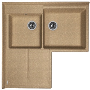 Мойка кухонная керамогранитная Florentina АДРИЯ 20.380.L0960.105 96*96 см. коричневый