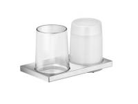 Стакан и дозатор жидкого мыла навесной Keuco EDITION 11 11153 019000   Стакан и дозатор жидкого мыла навесной Keuco EDITION 11 11153 019000