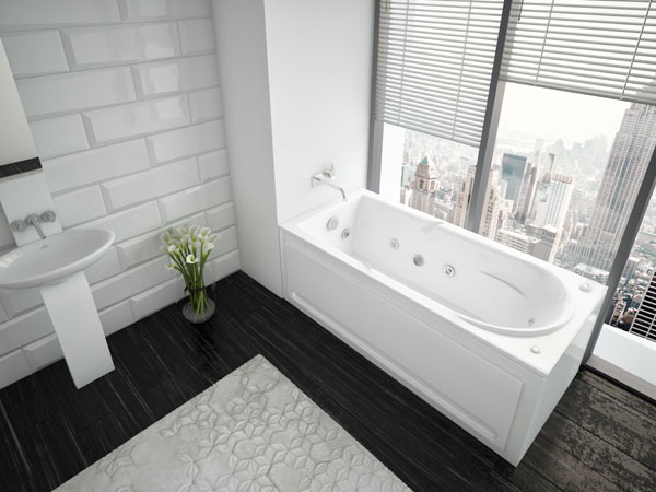 Ванна акриловая Aquatek ЛЕДА  170x80 см. 