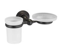 Стакан и мыльница навесной WasserKRAFT ISAR K-7326   Стакан и мыльница навесной WasserKRAFT ISAR K-7326