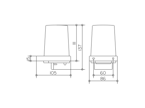Дозатор жидкого мыла навесной Keuco EDITION 11 11152 019000   Дозатор жидкого мыла навесной Keuco EDITION 11 11152 019000
