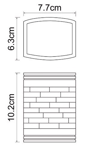 Стакан настольный WasserKRAFT MAIN K-4728   Стакан настольный WasserKRAFT MAIN K-4728