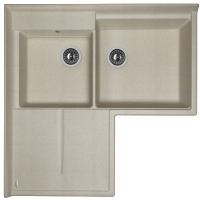Мойка кухонная керамогранитная Florentina АДРИЯ 20.380.L0960.305 96*96 см. грей