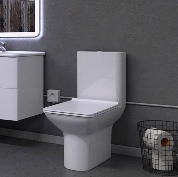 Унитаз-компакт Mirsant QUADRO  с функцией биде 