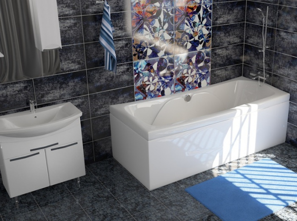 Ванна акриловая Mirsant СОЧИ  180x80 см.  Ванна акриловая Mirsant СОЧИ  180x80 см.