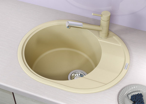 Мойка кухонная керамогранитная Florentina РОДОС 580 20.240.B0580.104 58*47 см. бежевый