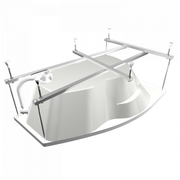 Ванна акриловая Triton БРИЗ  150x95 см. правая  Ванна акриловая Triton БРИЗ  150x95 см. правая