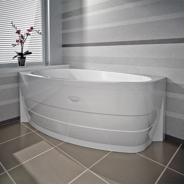 Ванна акриловая Radomir ОРСИНИ  160x90 см. левая 