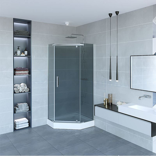 Душевой уголок Erlit  ER10109V-C4 90x90 см.  Душевой уголок Erlit  ER10109V-C4 90x90 см.