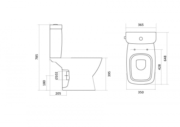 Унитаз-компакт Santek НЕО 1.WH30.2.194   Унитаз-компакт Santek НЕО 1.WH30.2.194