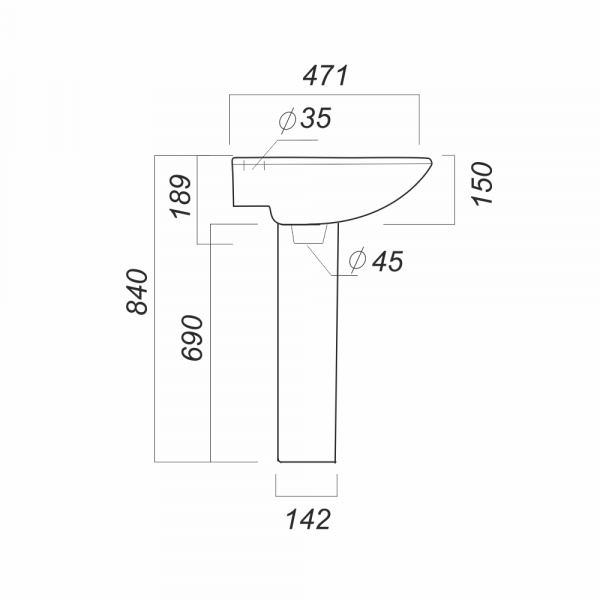 Sanita АТТИКА ATC55SAWB01 55   Sanita АТТИКА ATC55SAWB01 55