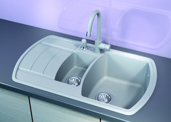 Мойка кухонная керамогранитная Florentina НИРЕ 760 20.205.D0860.303 86*51 см. мокко